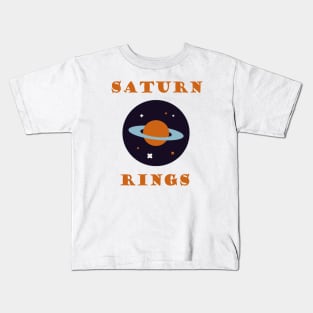 saturn  rings Kids T-Shirt